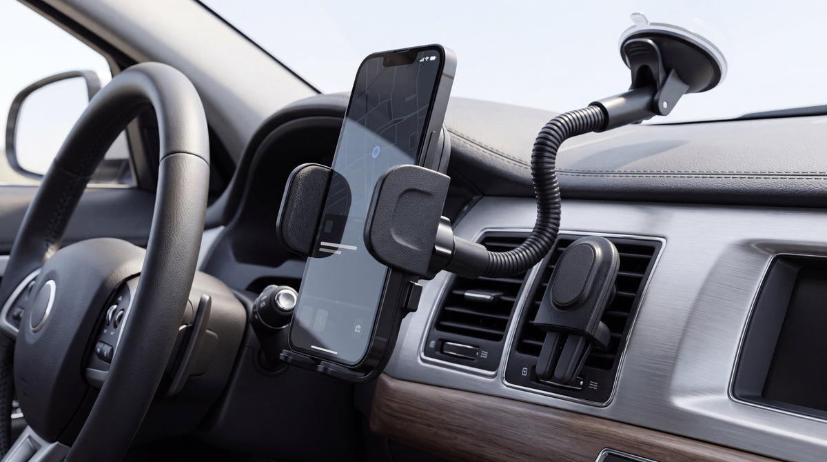 VLEXA 360° Car Phone Holder – Dashboard & Windscreen Mount