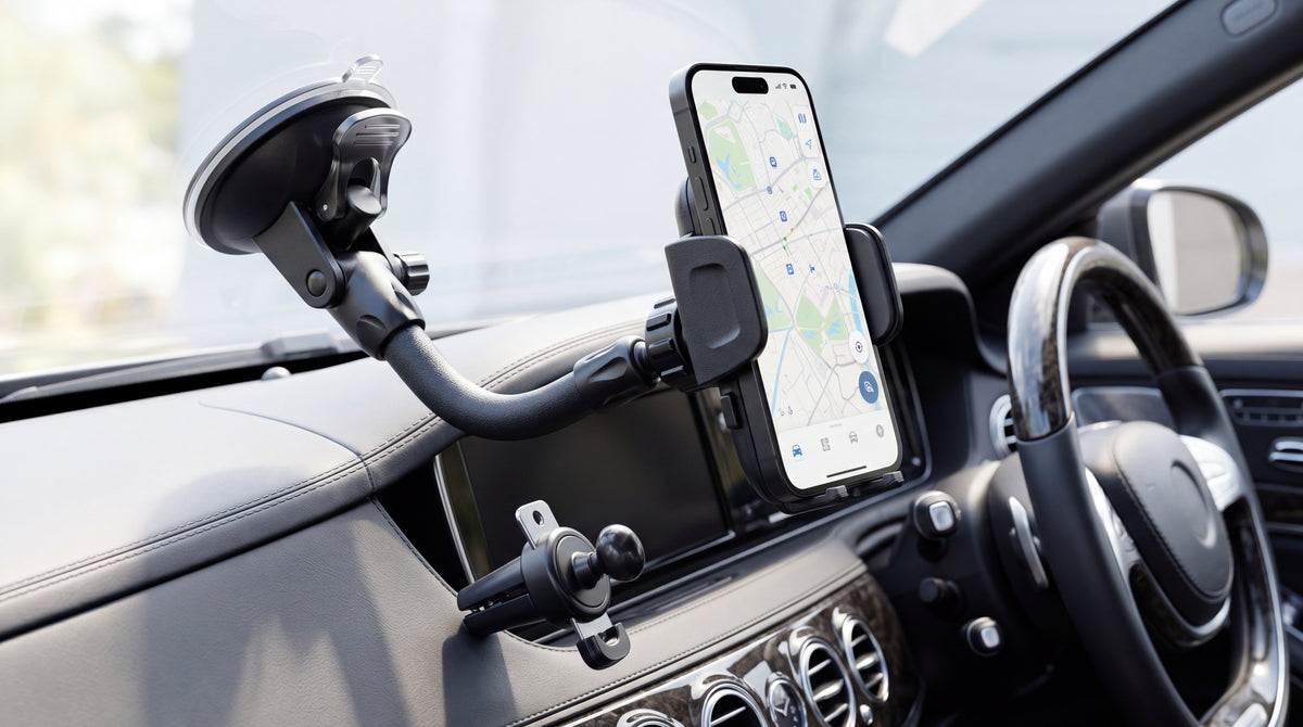 VLEXA 360° Car Phone Holder – Dashboard & Windscreen Mount